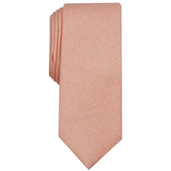 BAR III Valley Business Professional Slim 2.50' Necktie Orange - Picture 1 of 5